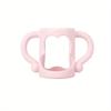 Baby Bottle Handles, Durable Food Grade Silicone Transitional Sippy Cup Handle Grip for Wide-Neck Baby Bottles