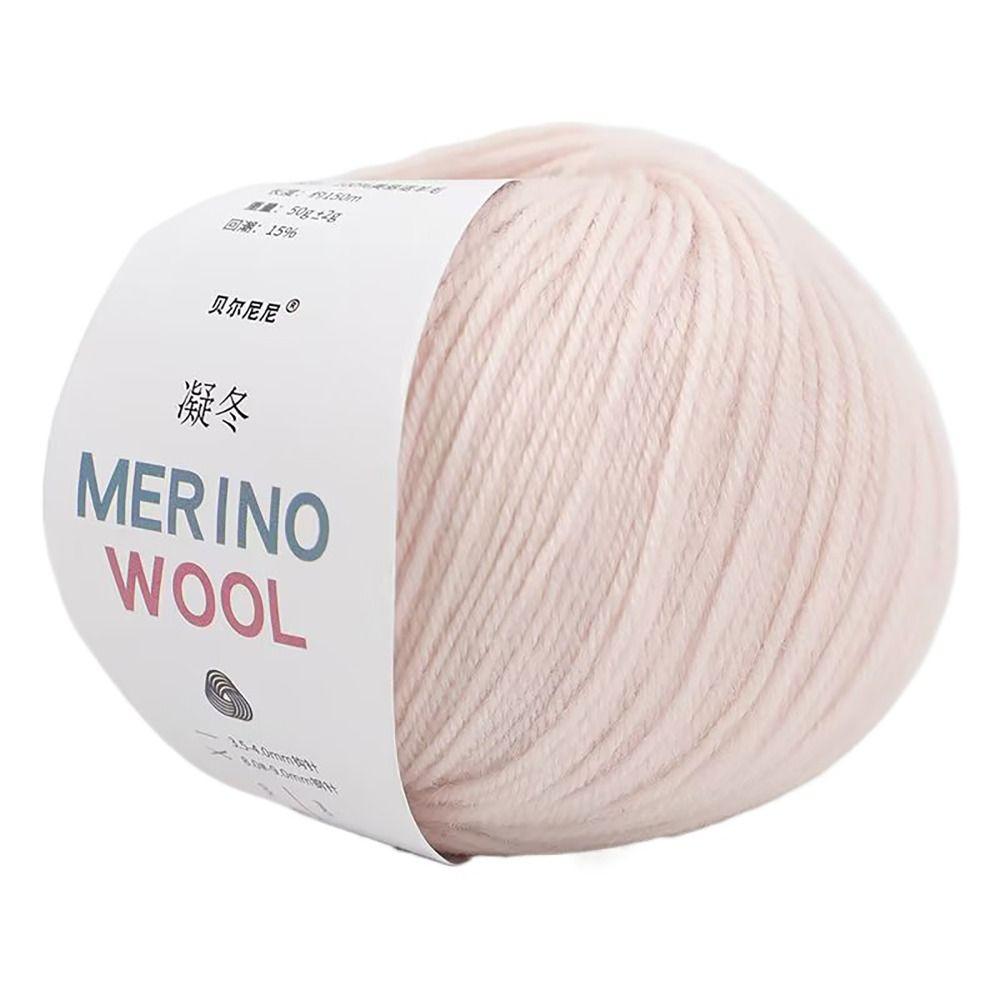 Вязание крючком Ручная работа Пряжа из чистой шерсти Меринос Поделки Нитки для шарфа Пальто Детского одеяла DIY