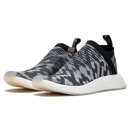 adidas Женские NMD_CS2 Primeknit Серый Белый BY9312