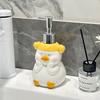 Cartoon Duck Soap Dispenser Body Wash Shampoo Dispensing Bottle Light lotion Press Bottle Bathroom Accessories