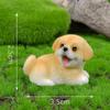 1Pc Resin Craft Miniature Figure Tiny For Bonsai Microlandscape Fairy Garden Decor Cute Small Dog Puppy Animal Decoration