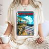 T-shirt "Jaws: Amity Island": Retro T-shirt Inspired by the Movie About Beaches, Women's T-shirt, New Men's and Women's Retro