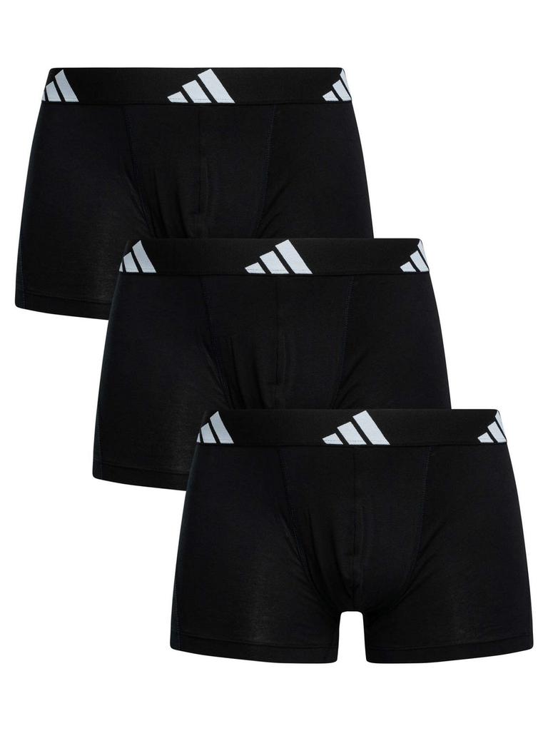 Adidas Active Flex Trunks 3-Pack Men' Boxer Shorts Black 4Am002-000 R