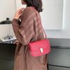 Korean Style Crossbody Bag Texture Women Underarm Bag Elegant PU Leather Shoulder Bag  Outdoor