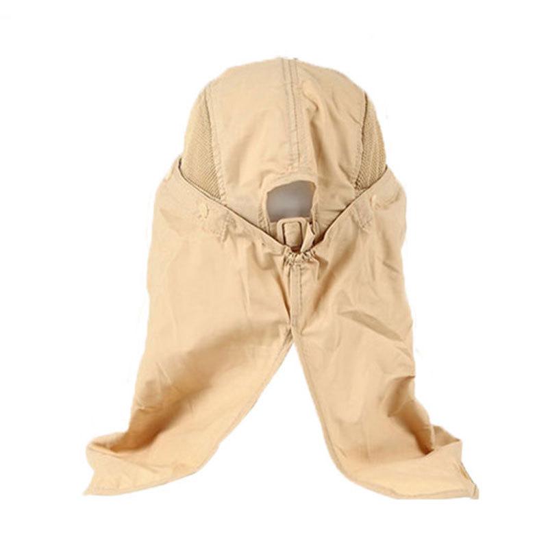 Мужская и женская шляпа для рыбалки с защитой от солнца и съемной крышкой для лица и шеи, летняя