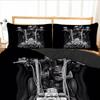 Premium Skull Duvet Set Quilt Cover Bedding In Luxury 3d Hd Print Design