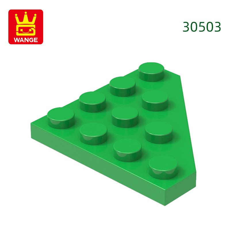 Нетоксичные 65 шт./лот 30503 4x4 Клиновидные строительные блоки Moc Насыпные детали Совместимые с Brick DIY Сборная игрушка для детей Подарочная коробка