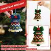 2025 Crochet Christmas Bell Ornament Kit, DIY Hand-Knitted Xmas Decoration, Beginner-Friendly Holiday Craft for Tree, Gift Idea for Craft Lovers