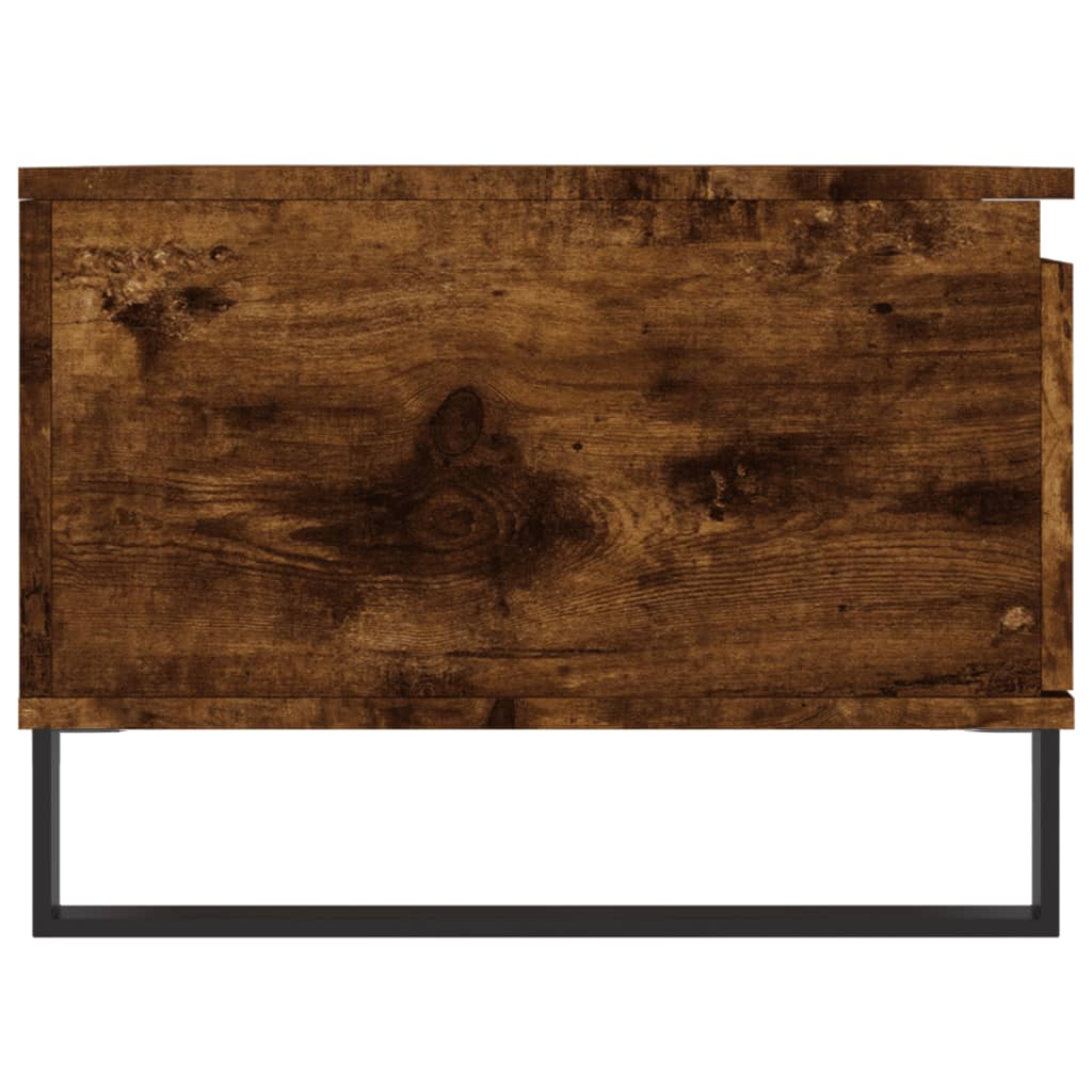 Coffee Table Smoked Oak 90x50x36.5 cm Particleboard