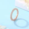 925 Sterling Silver Rings for Women Original Infinity Love Heart Engagement Wedding Ring Rose Gold Crystals Luxury Jewelry Gift