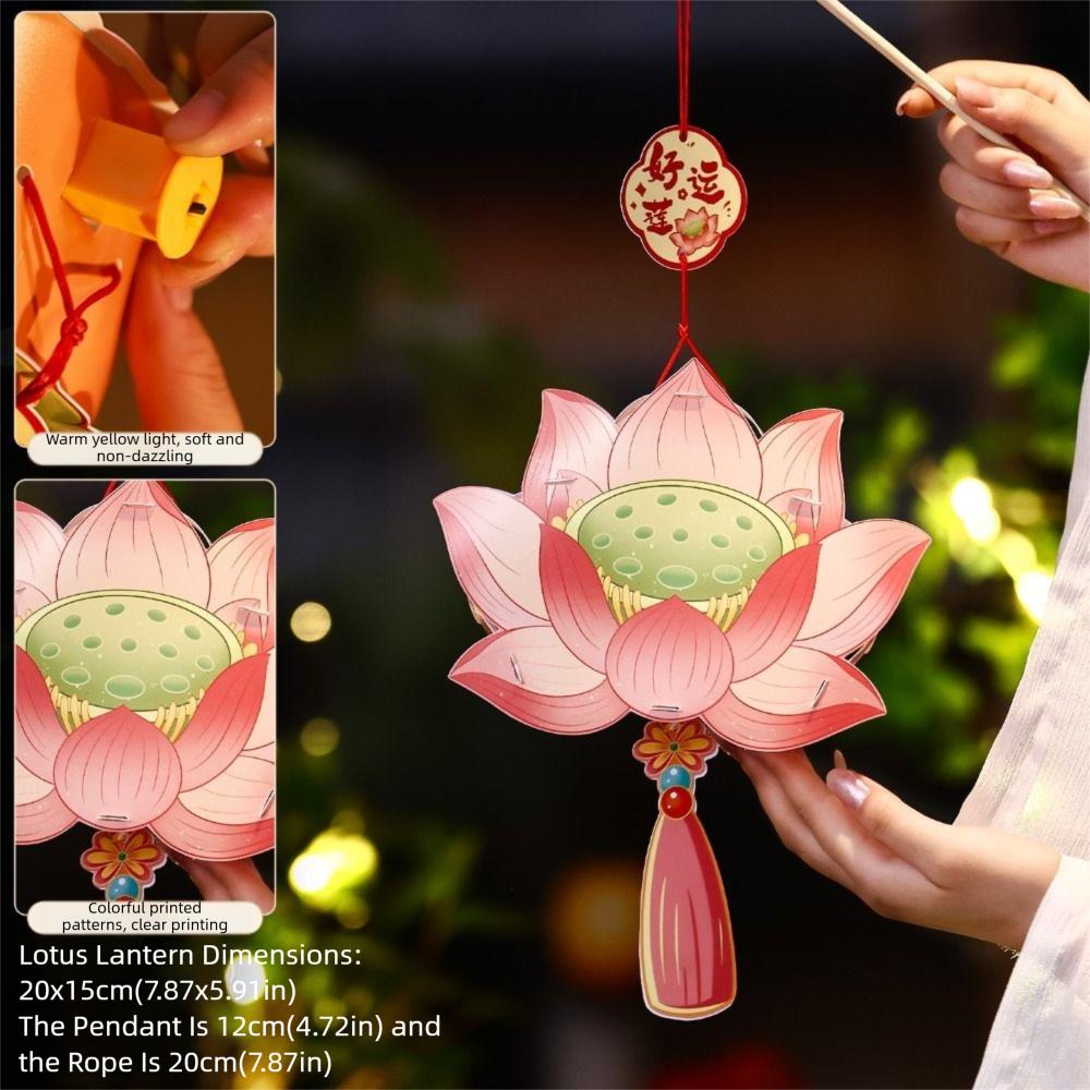 Ручная работа Фонарь из хурмы Благословение Декоративный с кисточкой Ручной фонарь Светящиеся реквизиты Упаковка материалов Фонари-цветы