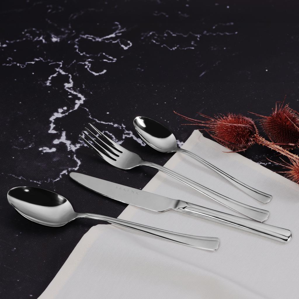 Serenk Paris Stainless Steel Cutlery Set 24 Pieces