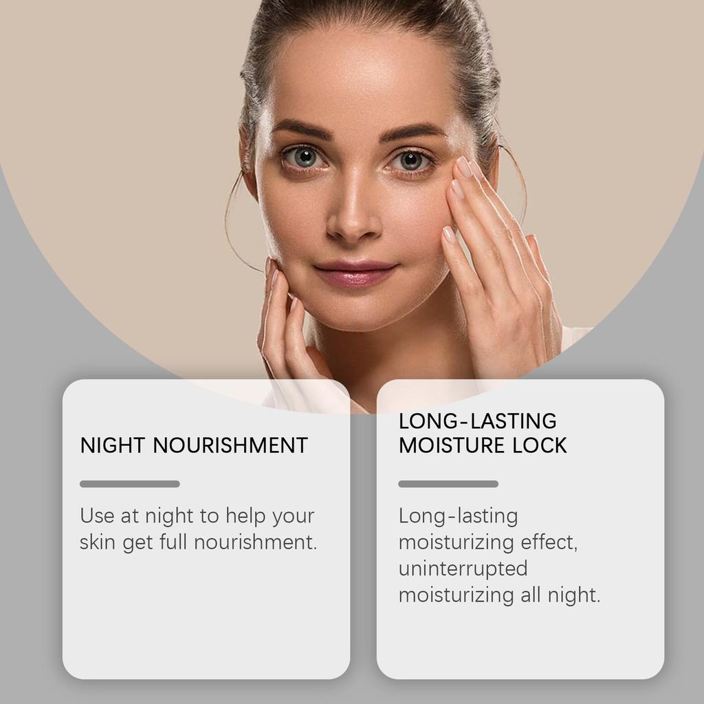 Snake Night Cream Daily Facial Care Deep Nourishing Facial Skin Delicate And Smooth