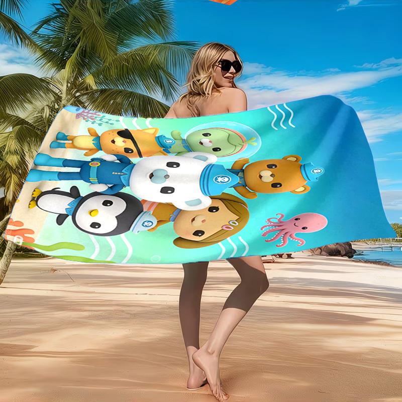Ocean Explorers Adventure Beach Towel, Quick-drying, Easy to Care for, Suitable for Both Fitness and Beach Vacations,Sports Essential