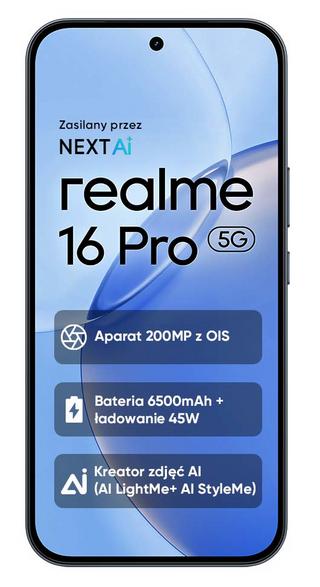 Smartphone Realme 16 Pro 5G 8 GB/256 GB Grey