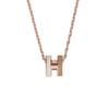 Hermes Rocabar Series Brand Logo Necklace Unisex necklace Milk-Coffee H100066FOB2