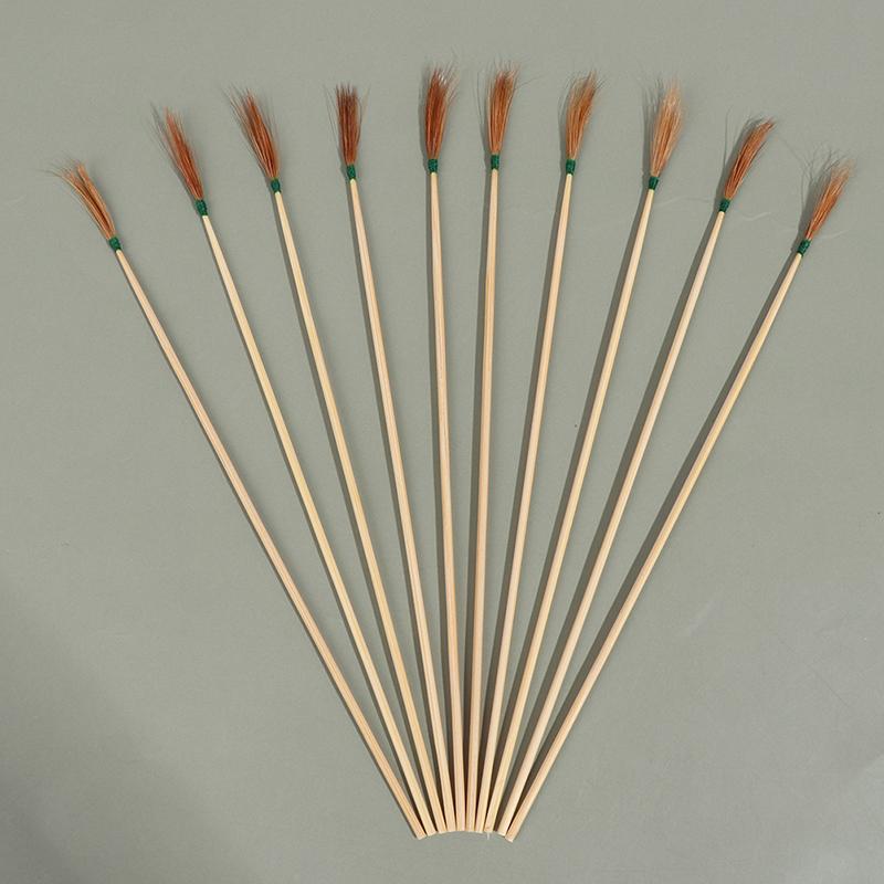 10 шт. бамбуковое перо для удаления ушной серы кюретка для чистки ушных раковин ложка для чистки палочка