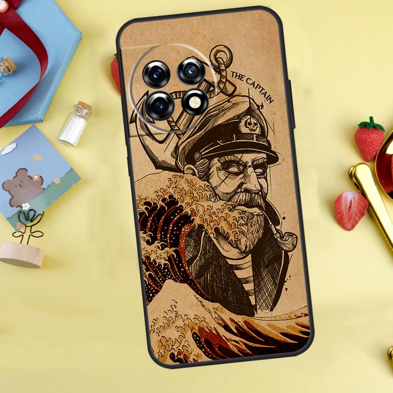 Sailor Retro Art Cover For OnePlus 13 13R 12 12R 11 10 Pro 8T 10T OnePlus Nord 4 CE 2 3 Lite N10 N20 N30 Case