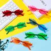 Rimless Fire Flame Sunglasses Colorful Party Cosplay Glasses for Women & Men