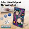 Light Up Football & Rugby Throwing Target with Steel Frame - Kids Outdoor Sensory Training Sports Toy
