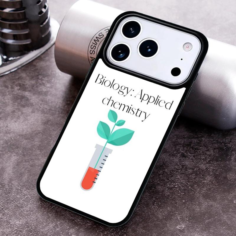 Science Biology Chemistry Phone Case For iPhone 17,16e,15,14,13,12,11,Mini,Pro,MAX soft Silicone Cover