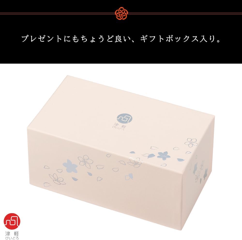 ADERIA Tsugaru Vidro Sakura Бокалы Sakura Розовый Синий 320 мл Пара Набор Презентационная Коробка Сделано в Японии Стеклянный Хайбол Пивной Стильный Стеклянный Подарок для