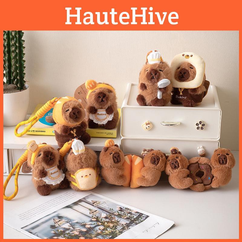 Capybara Plush Hanging Ornament Fun Keychain Design Made With Short Plush For Kids