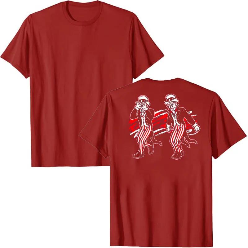 Uncle Sam Griddy Dance Funny 4th of July Independence Day T-Shirt American USA Proud Graphic Tee Tops Daddy Father Husband Gifts