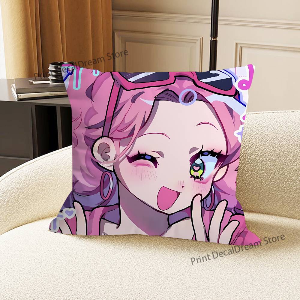 Mizi Stage Pillow Case For Sofa Decor Car Office Room Printing Cushion Cover Decorations and Protector