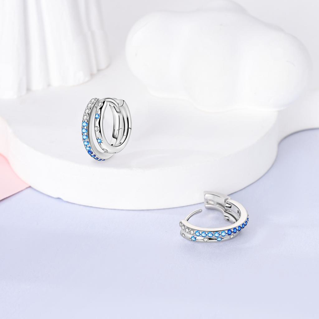 Посеребренные серьги-кольца Солнце Луна для женщины оригинальные pendientes ювелирное изделие подарок