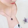 BELLA BOX Hot-selling Purple Water Shape Temperament Classic Necklaces Pendants For Women Wedding Engagement Female Gifts Jewelry