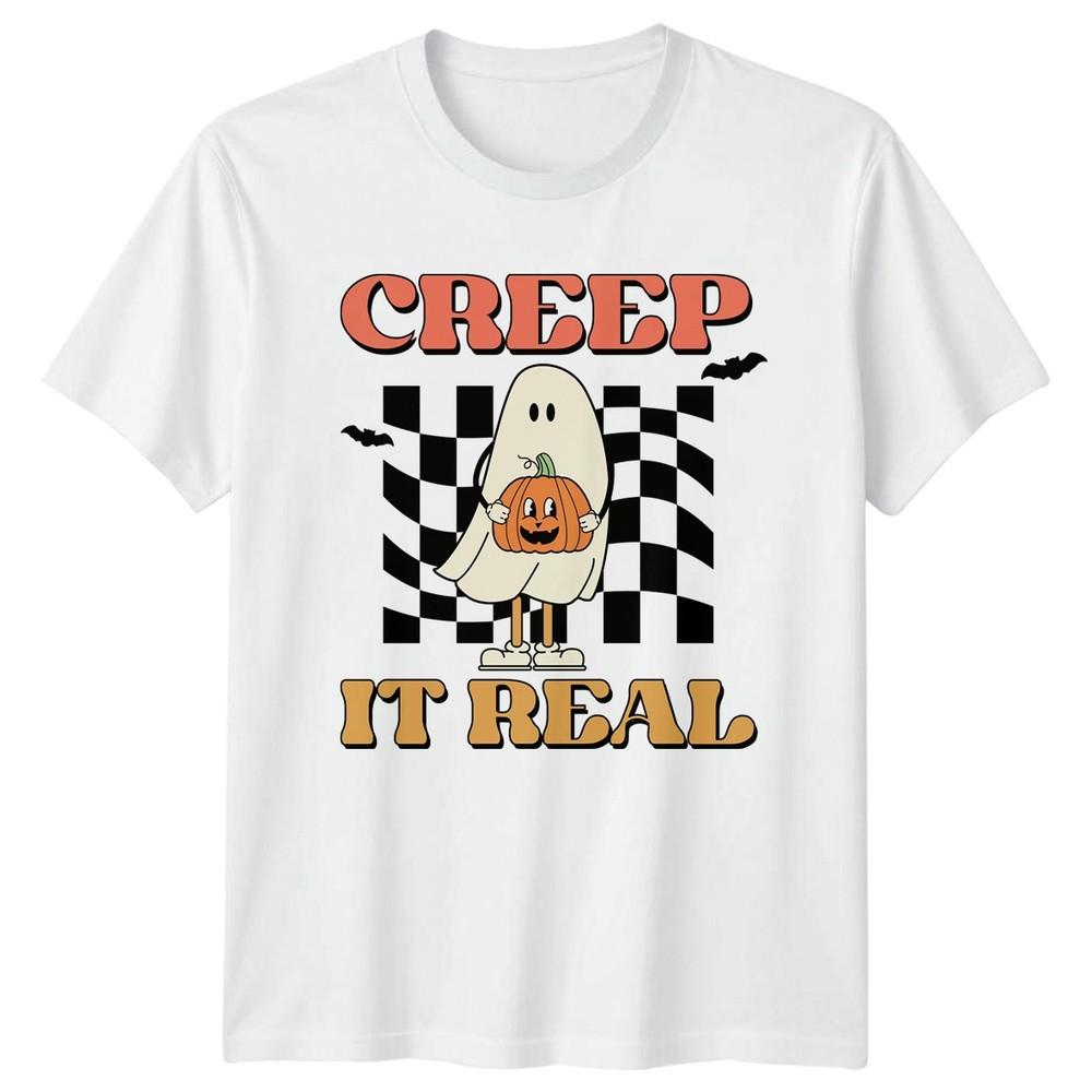 Creep It Real TShirt Retro Ghost Halloween Halloween Gift For Him And Her