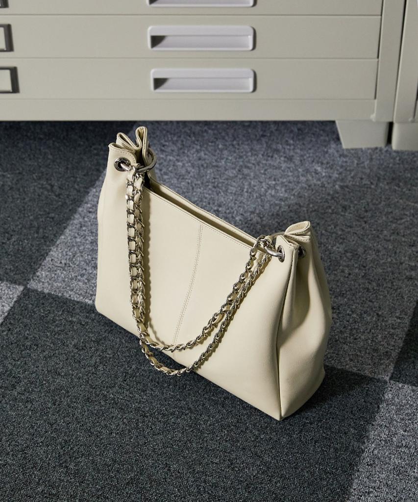 Lovecharm Maël Shoulder Bag_L_Chain_Cloud Cream