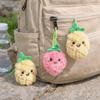 Super Soft-haired Fruit Plush Charm Strawberry/Pineapple Shape Plush Stuffed Doll  Christmas Gift