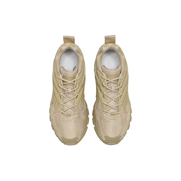 SAUCONY Ткань Cohesion Armor Кожа Классические Ретро Прочные Легкие Низкие Кроссовки Унисекс кроссовки Песок S79044-5(S-BOX)