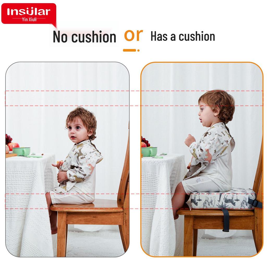 Waterproof Portable Child Booster Seat Cushion for Dining Chairs