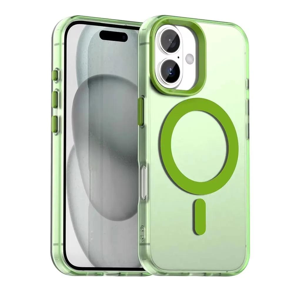 Luxury Phone case For Apple iPhone 16 15 14 13 Pro Max Slim Dropproof Shockproof Anti-Fingerprint Magnetic Matte