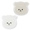J. Kara Couple Smart Talk, 4. White Bear + Gray Bear, 1 Set