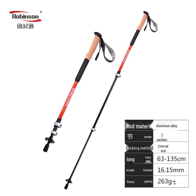 Robinson Ultralight 3-Section Aluminum Trekking Pole