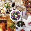Рождественский венок Подсвечник Настольные венки Подсвечник Рождественский centerpiece стола Украшение Подсвечник Венок Для