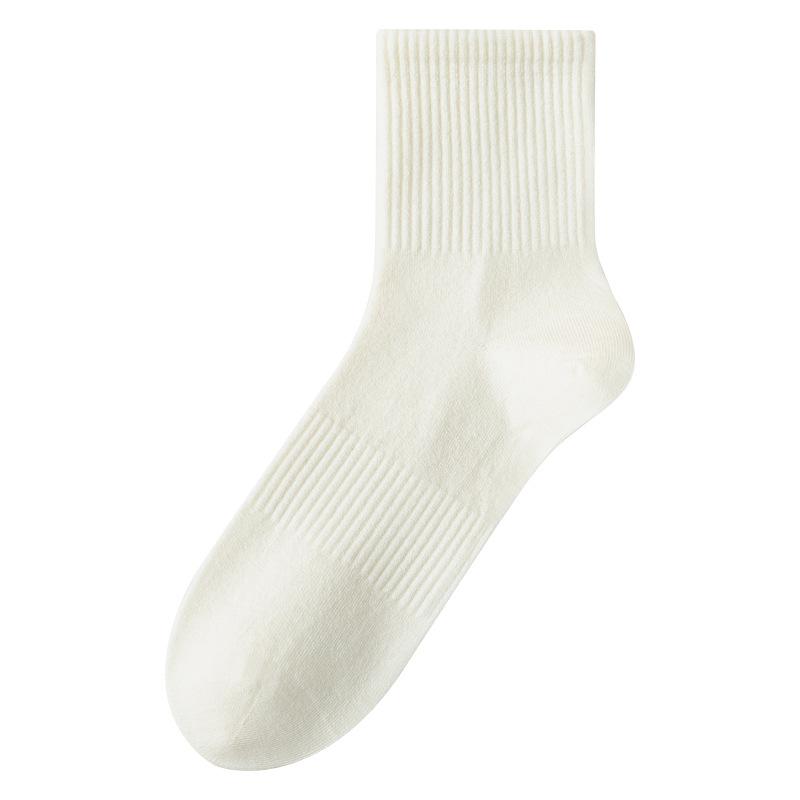 Men's Black Winter Wool-Acrylic Socks: Warm, Deodorizing, Antibacterial, All-Match.