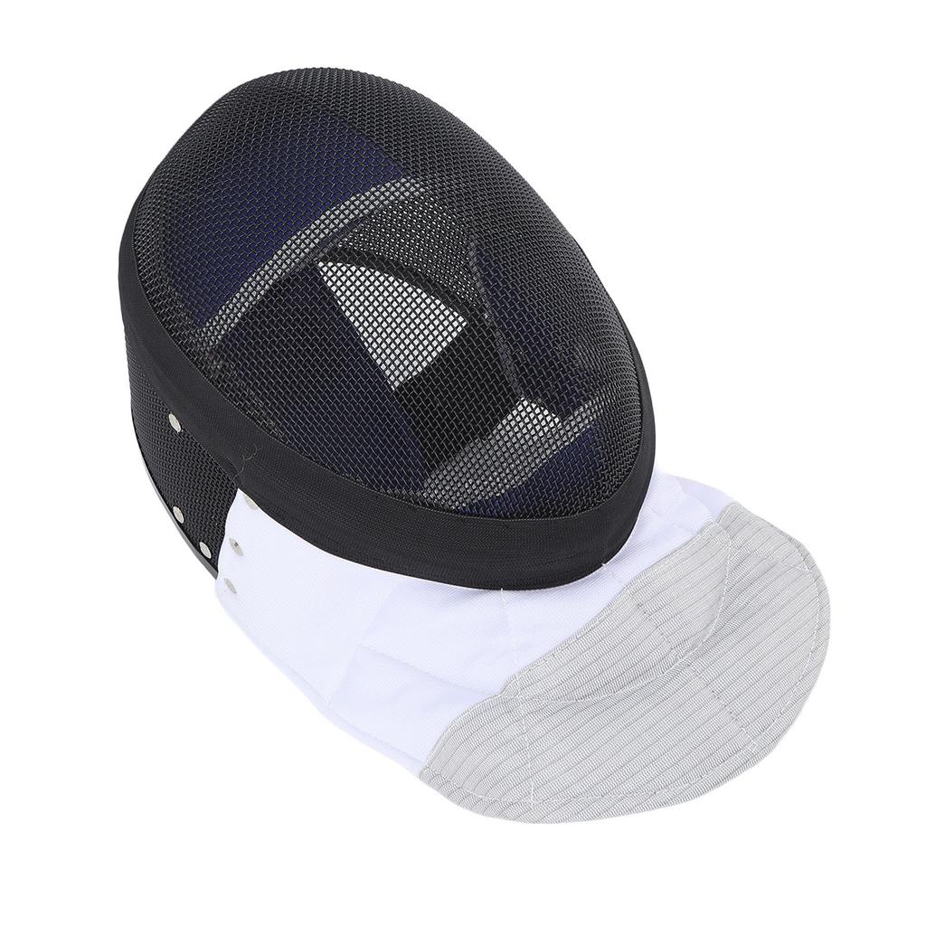 Маска для фехтования Защитный шлем для фехтования с мягкой манишкой для ежедневных тренировок и соревнований Черный