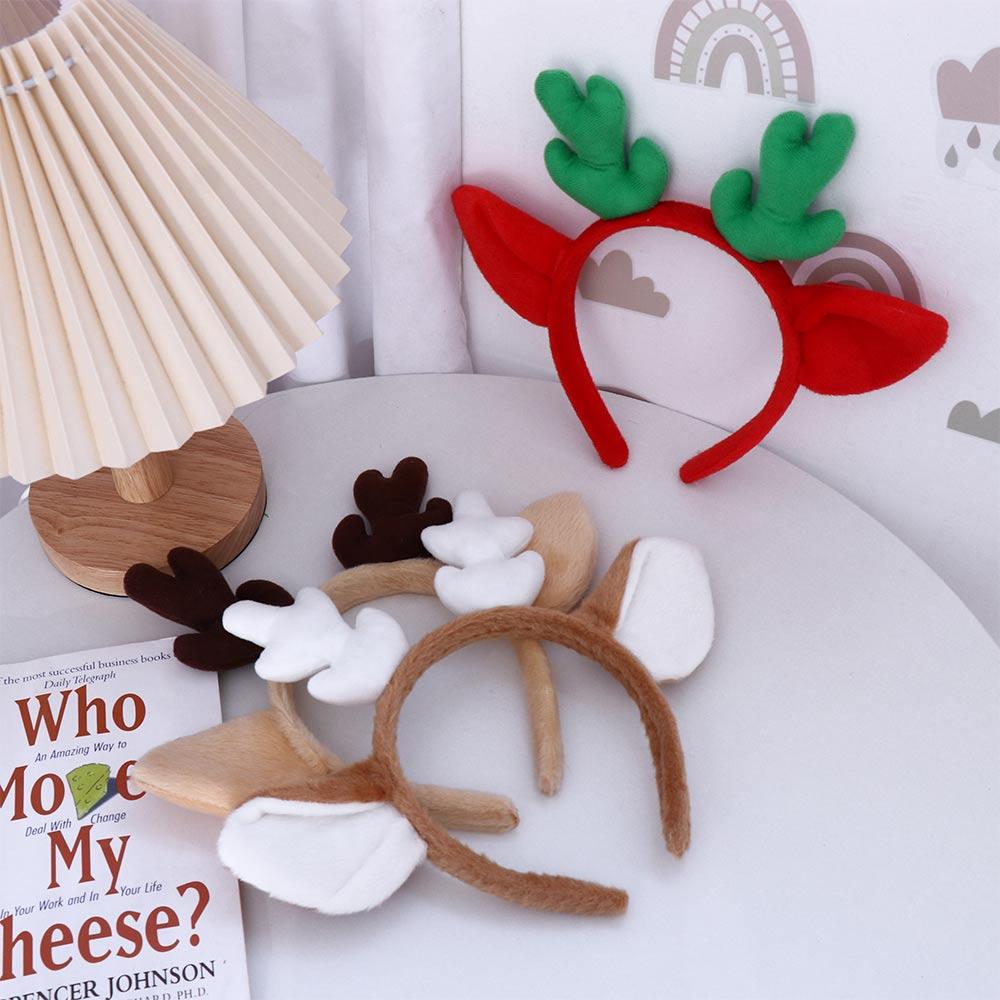 Wash Face Christmas Make Up Women Hair Band Hair Accessories Antler Headband Korean Style Head Hoop
