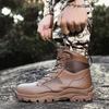 Men's High-top Hiking Boots Outdoor Shoes Military Boots Rubber Sole Large Size39-46