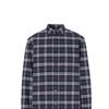 Burberry Хлопковая рубашка в мелкую клетку с эластаном 80186401
