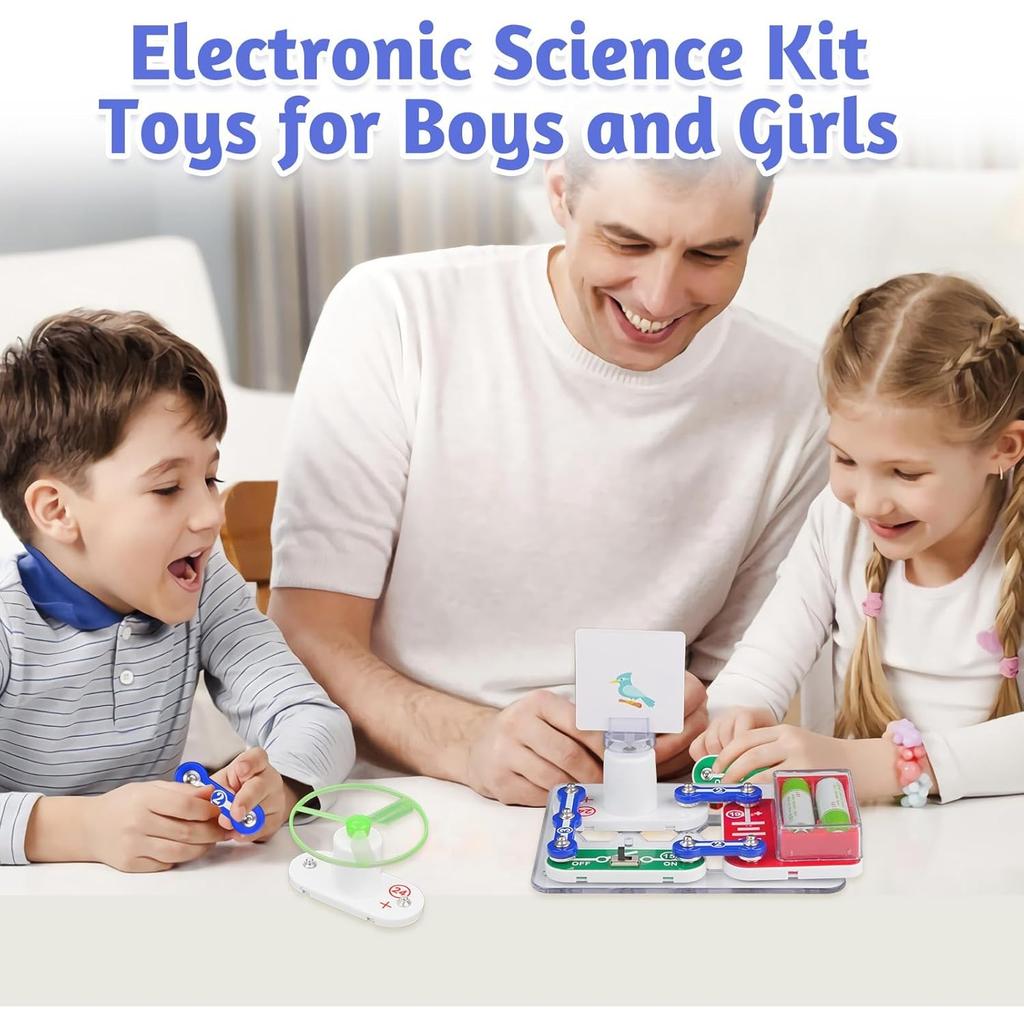 Аэродинамические STEM-наборы 4-в-1 Игрушки Поделки Научные наборы для детей Девочек Мальчиков Классные Инженерные Занятия Эксперименты Проекты