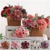 Accessories Simulation Peony Flower Silk Petals Faux Flower Fake Floral Bouquet Home Decoration