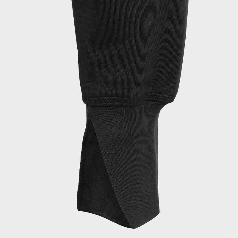 Adidas X Stella McCartney Collaboration McCartney Splitcuff повседневные мягкие удобные однотонные трикотажные спортивные штаны с высокой талией женские брюки черного цвета IW9852