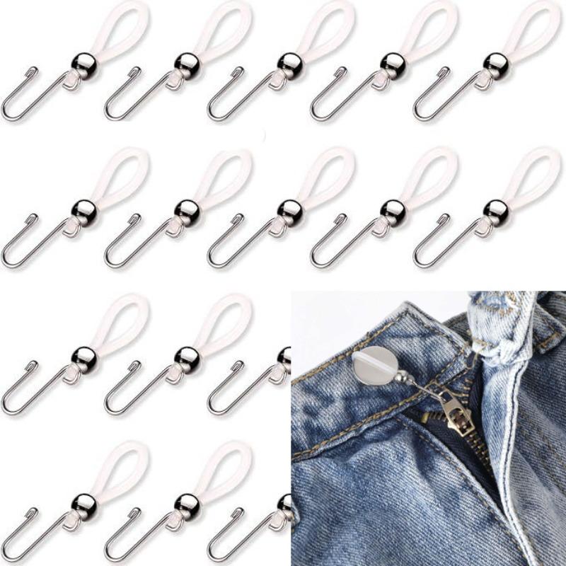 Zpsolution Держатель молнии New Jeans, Противоскользящая пряжка-замок для молнии для брюк, Съемный регулируемый фиксирующий инструмент