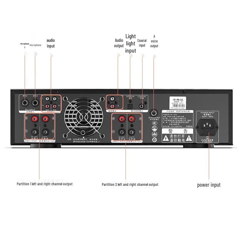Soaiy SA-7020 KTV и Конференц-аудиоусилитель